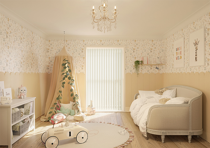 Mikardo (Blackout), Blended Cream - Vertical Blind - Image 8